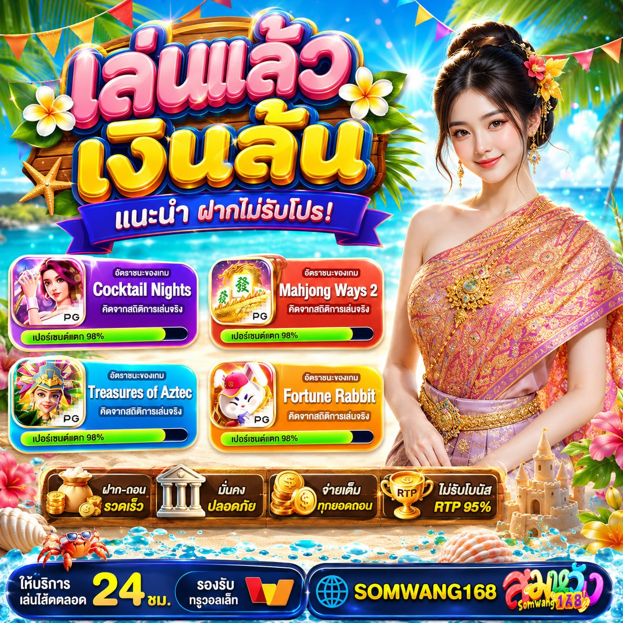 10 รับ 100 WALLET ล่าสุด รวมไว้ให้เล่น อยากบวกต้องลอง